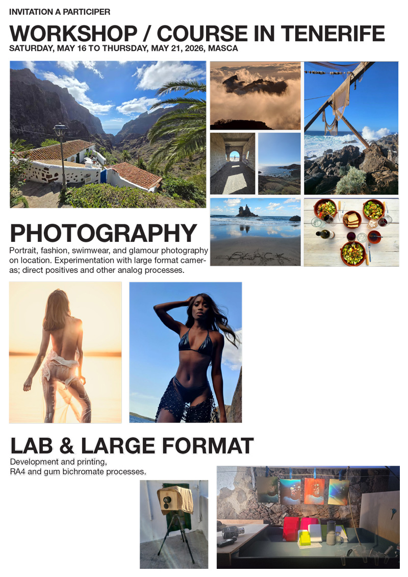 Mai 2026 Workshop Photo & lab in Teneriffe